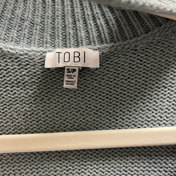 TOBI SWEATER BLUE SZ S - Picture 3 of 3